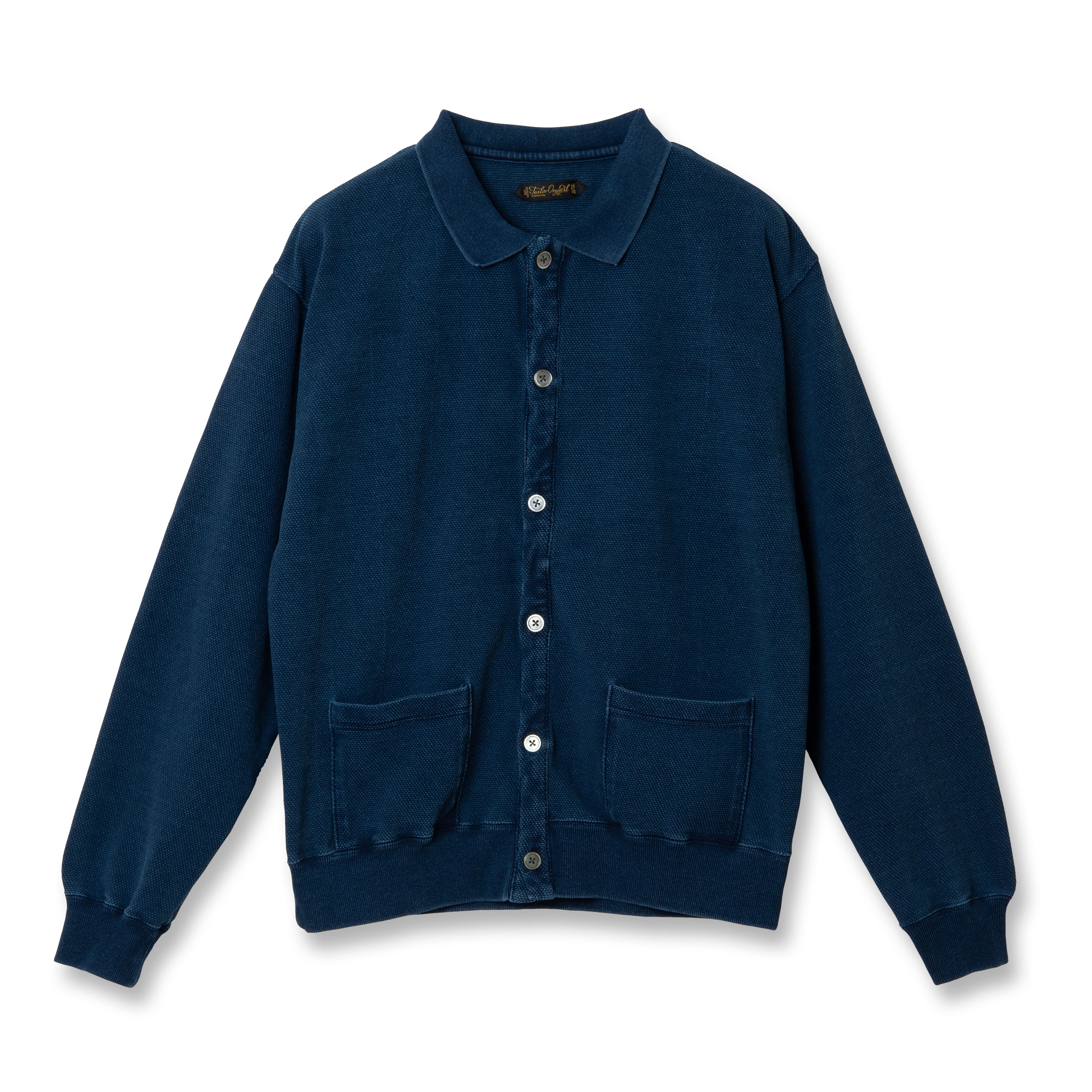 Indigo Pique Knitting Cardigan【OR-9110B】