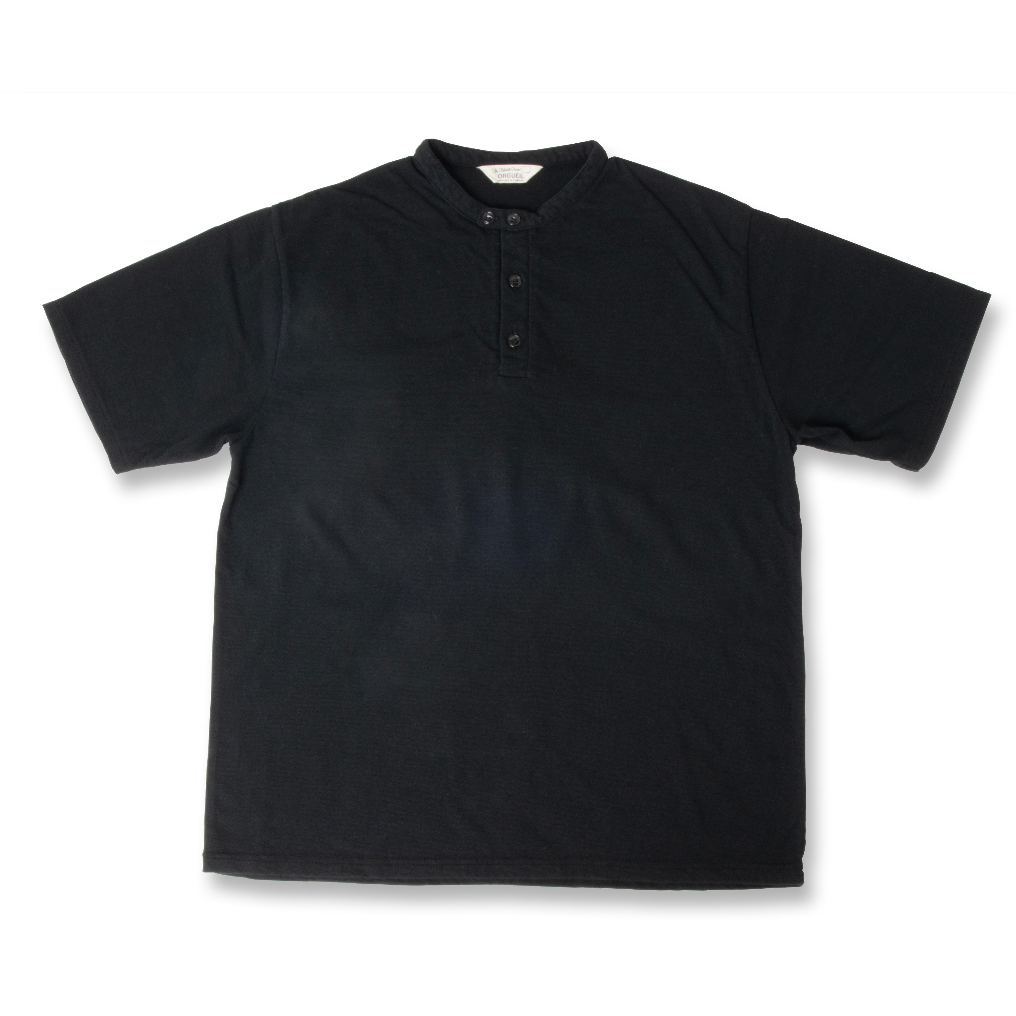 Loop Wheel Henry Neck T-shirt【OR-9113】