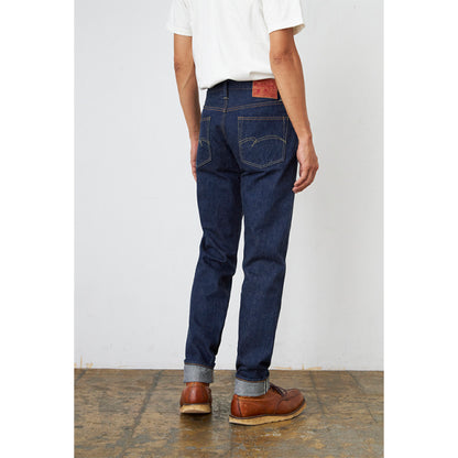 天然藍リラックステーパードジーンズ【SD-808】