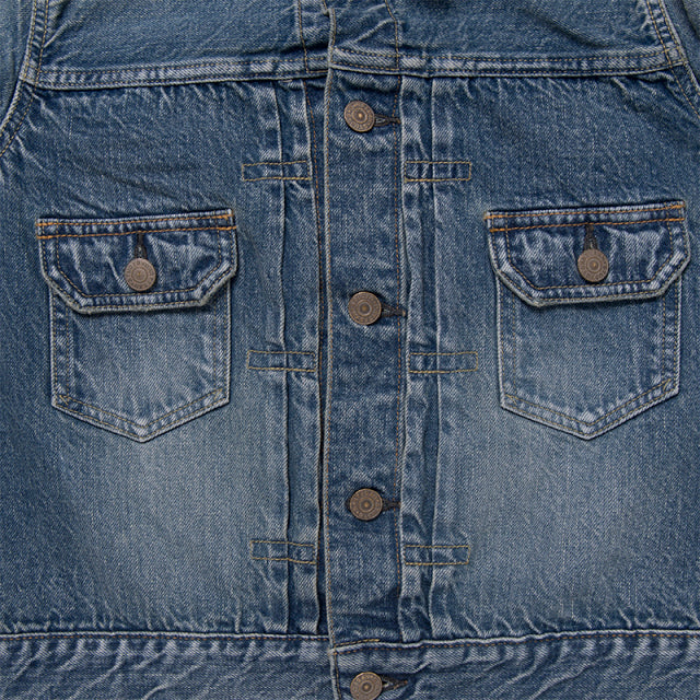 USEDクロップドデニムジャケット【SDL-4001U】