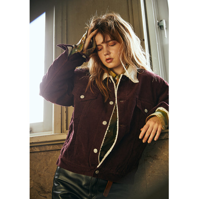 コーデュロイボアジャケット【SDL-4003】