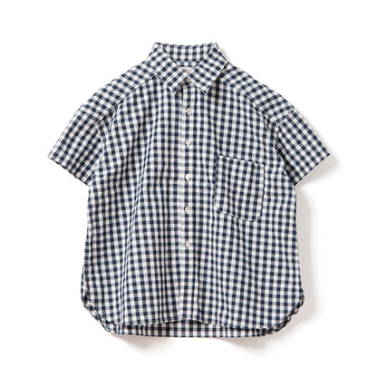 ネイビーチェックシャツ【SDL-5015B】