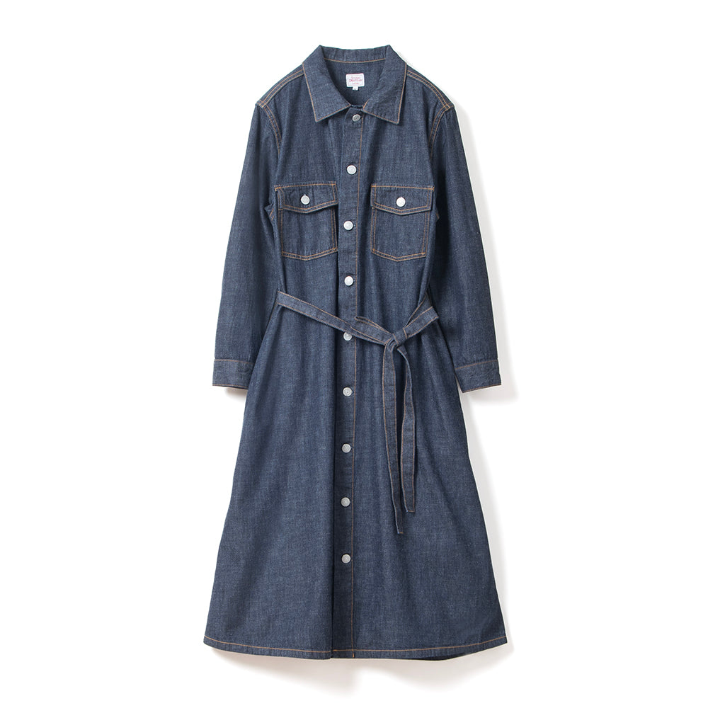 デニムAラインワンピース【SDL-5022】