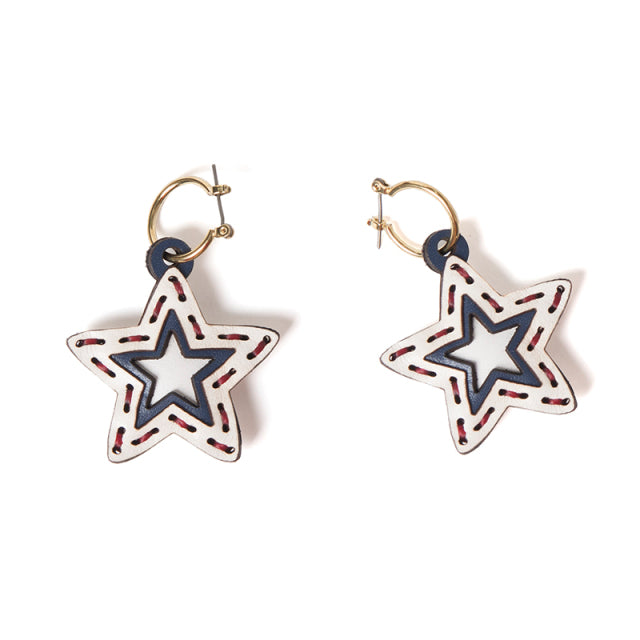 レザーチャームピアス【SDL-7009】