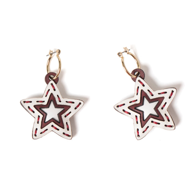 レザーチャームピアス【SDL-7009】