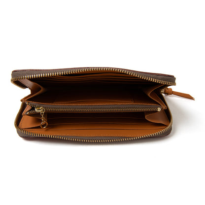 45th 日の出 レザーロングウォレット【SP-097】