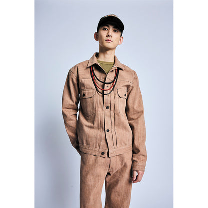 45th柿極スラブデニムジャケット【SP-109】