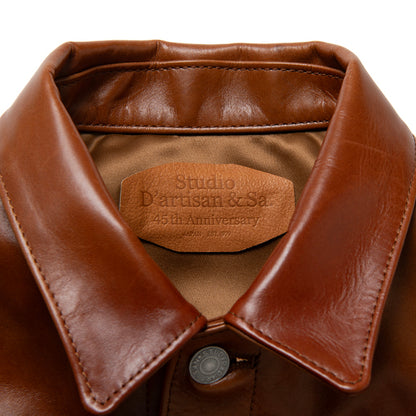 45th手染めレザージャケット【SP-123】