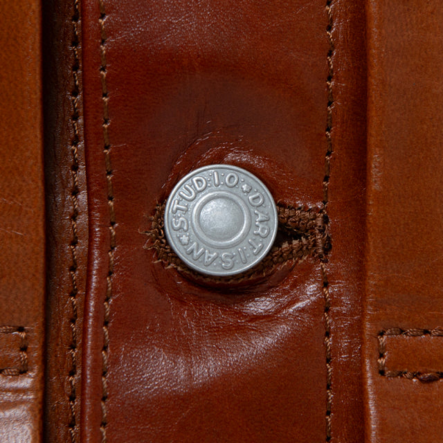 45th手染めレザージャケット【SP-123】