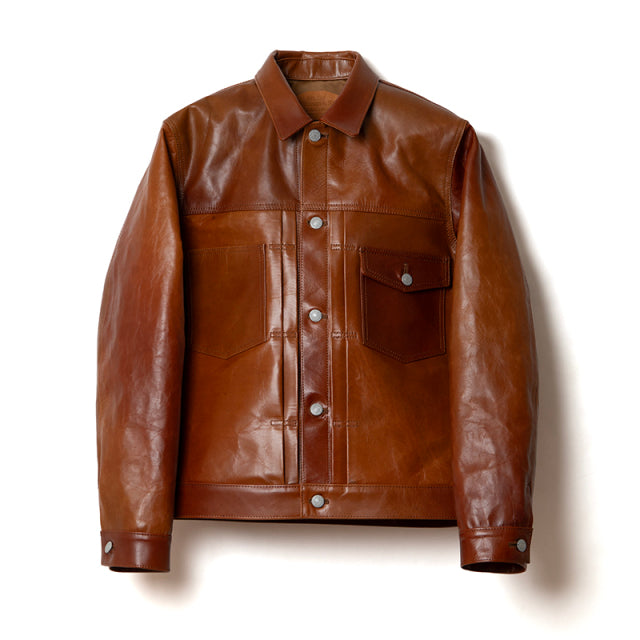 45th手染めレザージャケット【SP-123】