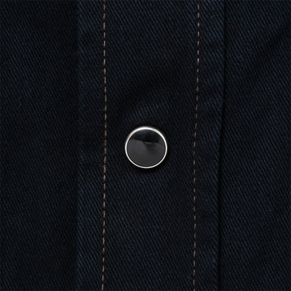 奄美泥染めインディゴデニムシャツ【SP-124】