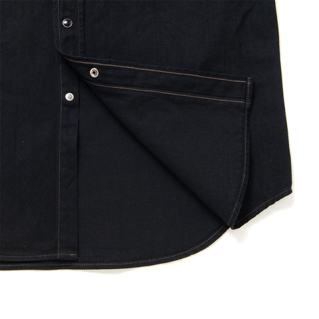 奄美泥染めインディゴデニムシャツ【SP-124】