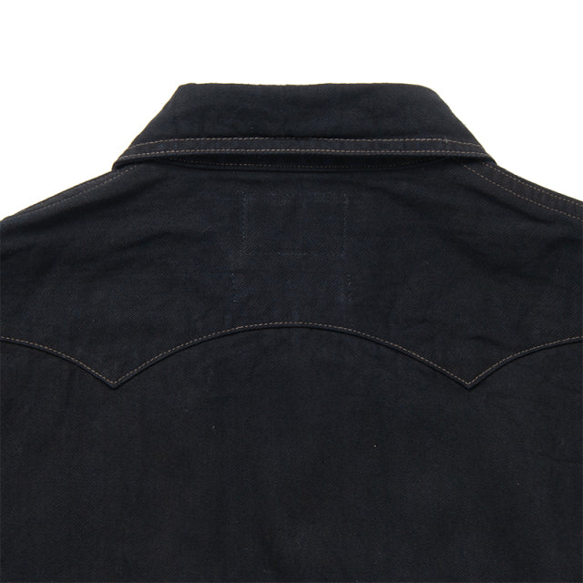 奄美泥染めインディゴデニムシャツ【SP-124】