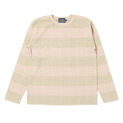 FOX吊り編みボーダーロングTシャツ【FOX-013】