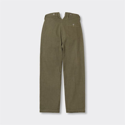 Green Denim Work Pants【OR-1114】