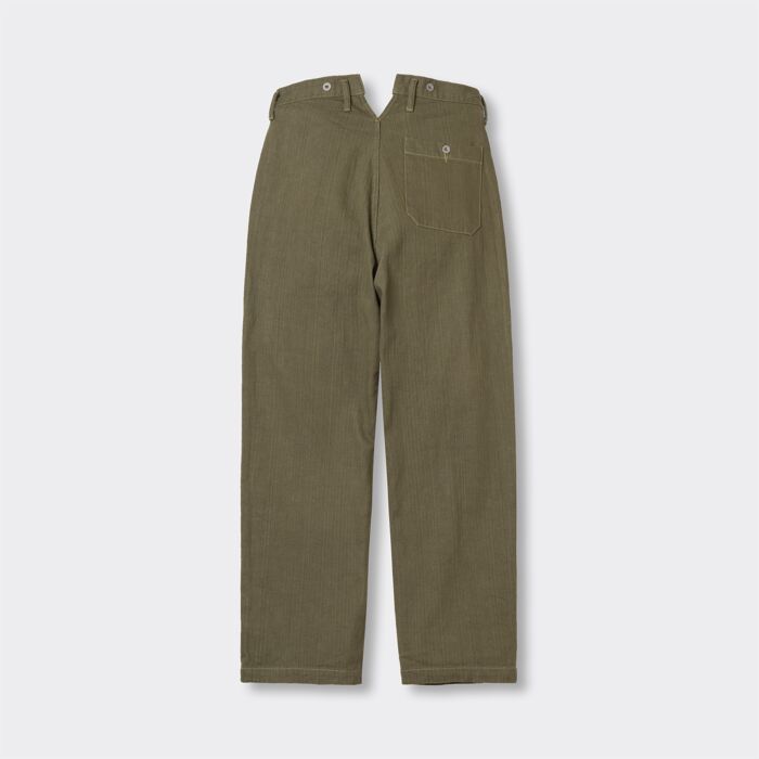 Green Denim Work Pants【OR-1114】