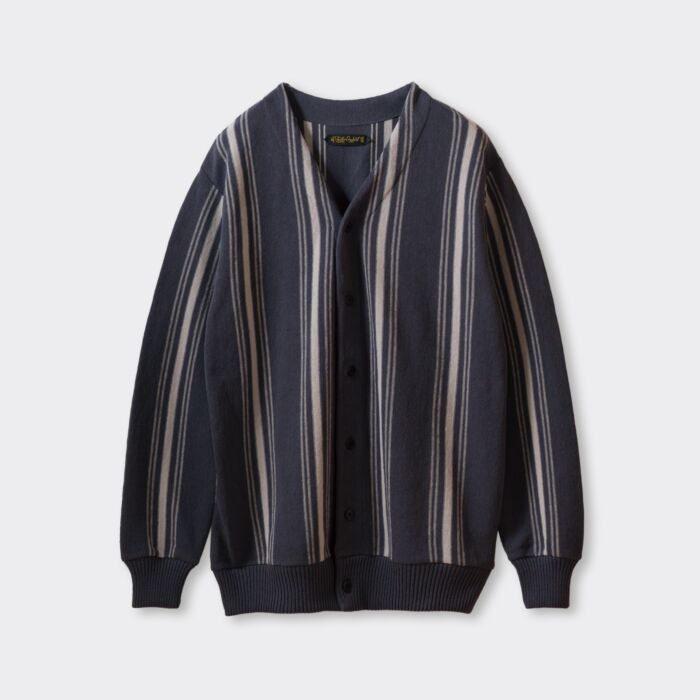 Stripe Knit Cardigan【OR-4293】