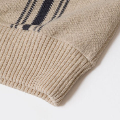 Stripe Knit Cardigan【OR-4293】