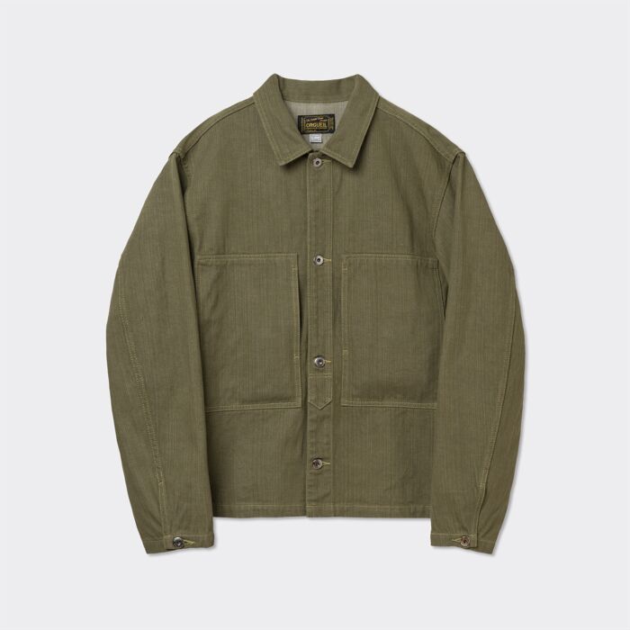 Green Denim Jacket【OR-4300】