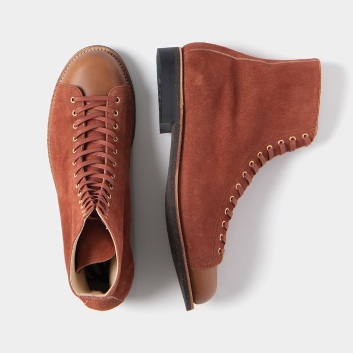 Leather Hi-Top Shoes【OR-7222A】