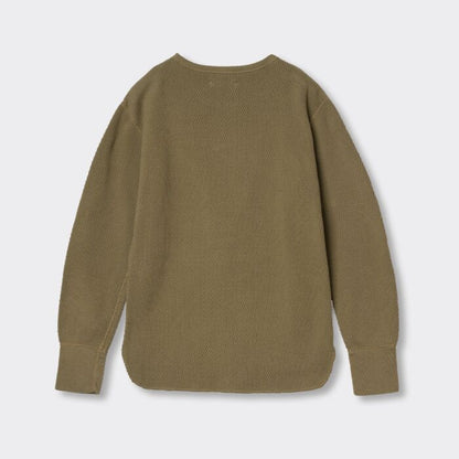 Thermal Henry Neck shirt【OR-9101】